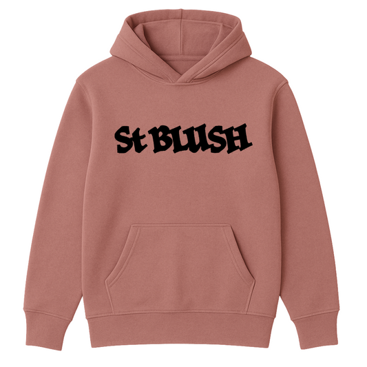 St Blush Logo Hoodie – Soft Blush