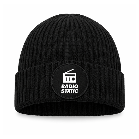 RADIO STATIC – Ribbed Beanie (PATCH EDITION)
