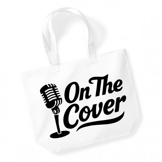 On The Cover Tote Bag – White