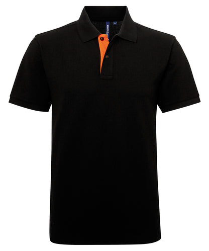 Asquith & Fox Men's classic fit contrast polo