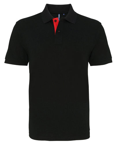 Asquith & Fox Men's classic fit contrast polo