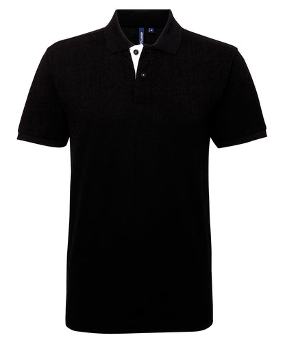 Asquith & Fox Men's classic fit contrast polo