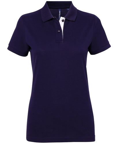 Asquith & Fox Women's contrast polo