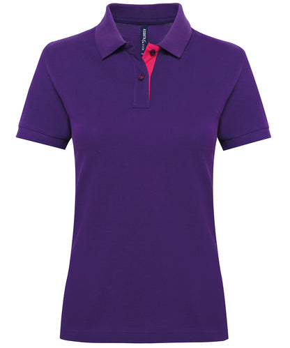Asquith & Fox Women's contrast polo