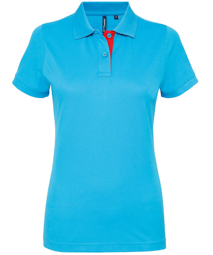 Asquith & Fox Women's contrast polo