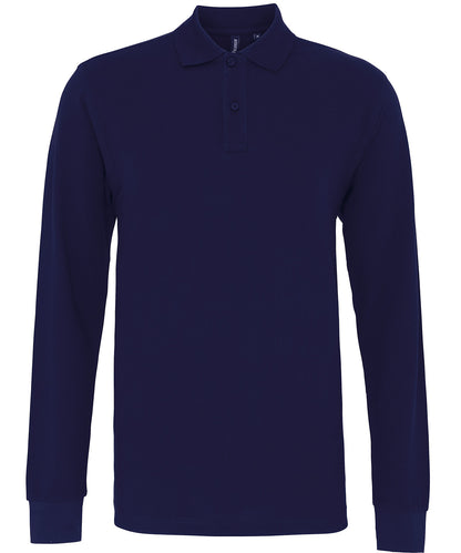 Asquith & Fox Men's classic fit long sleeved polo