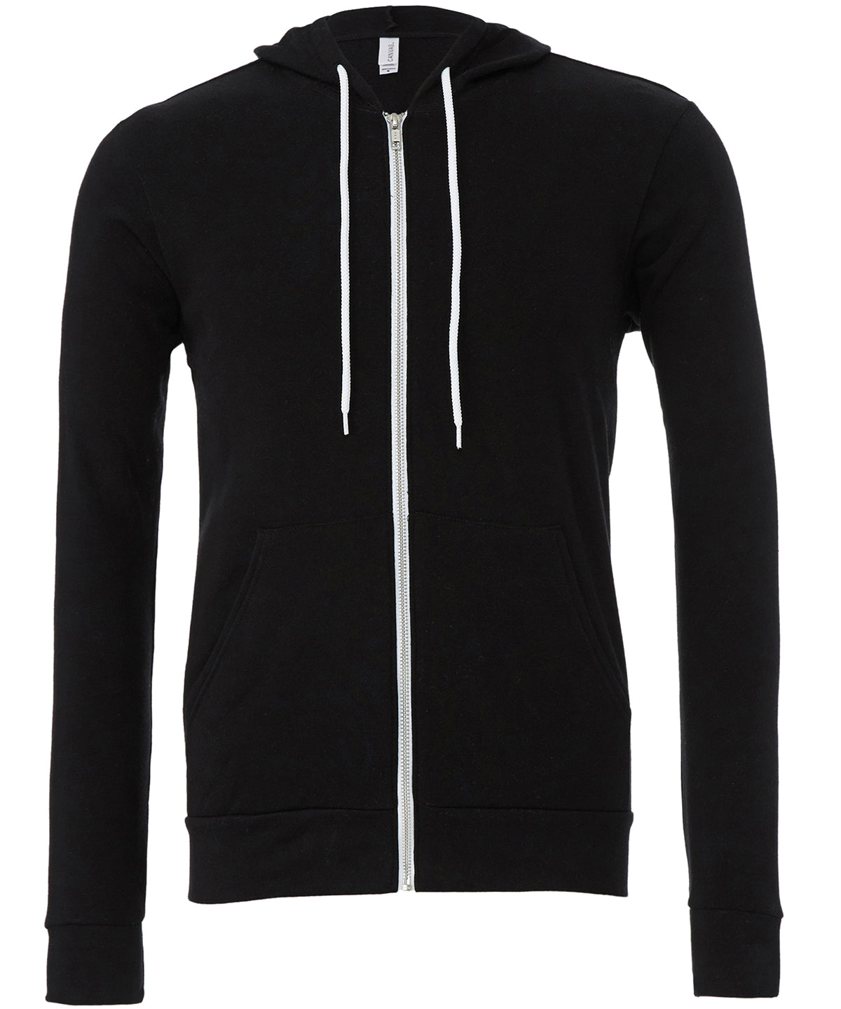 Bella Canvas Unisex polycotton fleece full-zip hoodie