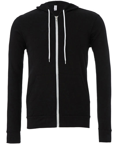 Bella Canvas Unisex polycotton fleece full-zip hoodie
