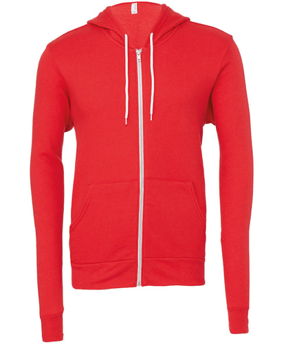 Bella Canvas Unisex polycotton fleece full-zip hoodie