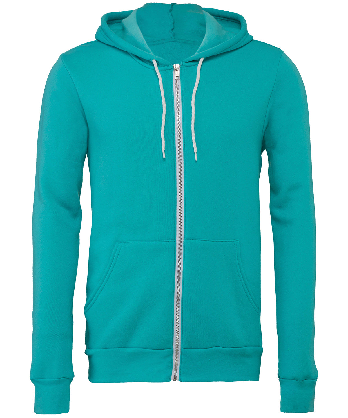 Bella Canvas Unisex polycotton fleece full-zip hoodie