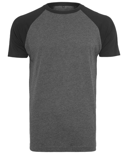 Build Your Brand Raglan contrast tee