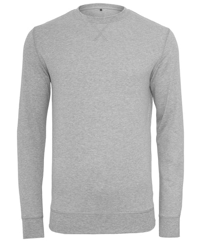 Build Your Brand Light crew sweatshirt