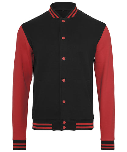 Build Your Brand Sweat college jacket
