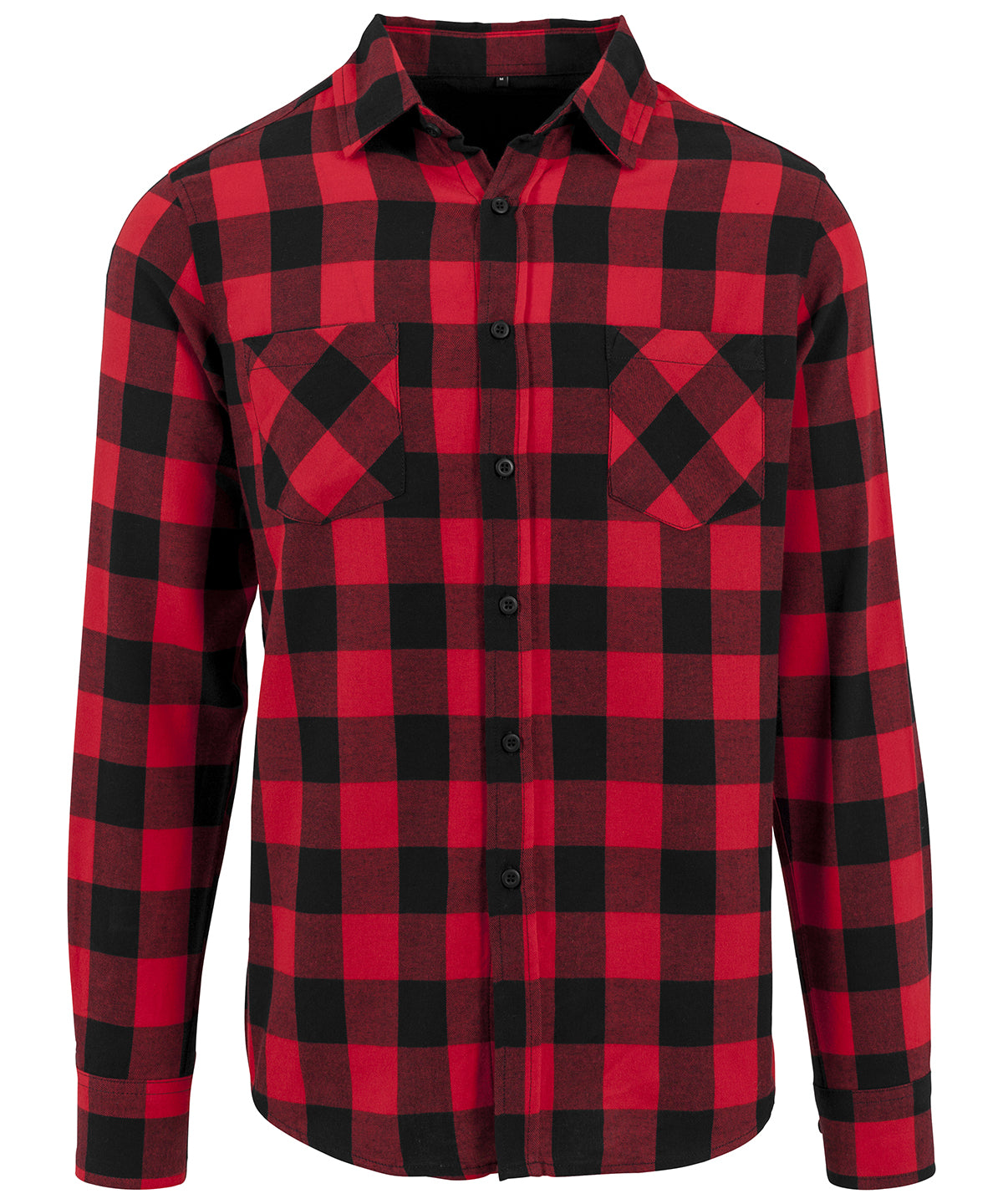 Build Your Brand Checked flannel shirt