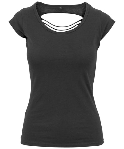 Build Your Brand Women's back cut tee