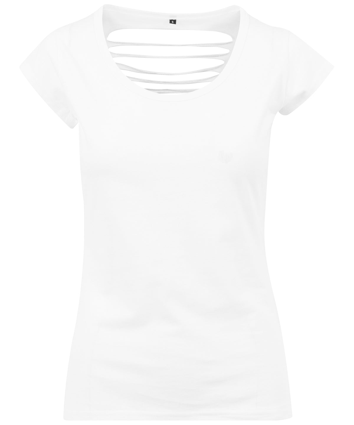Build Your Brand Women's back cut tee