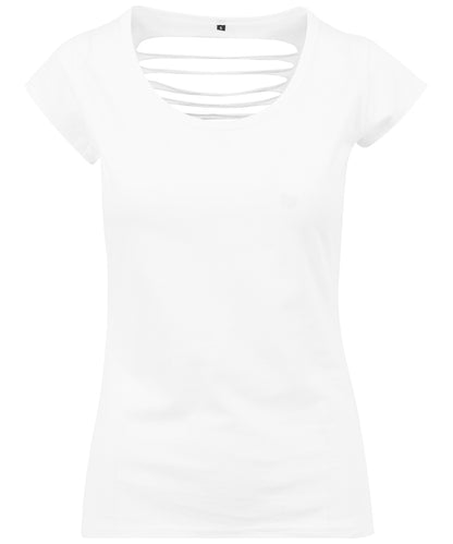 Build Your Brand Women's back cut tee