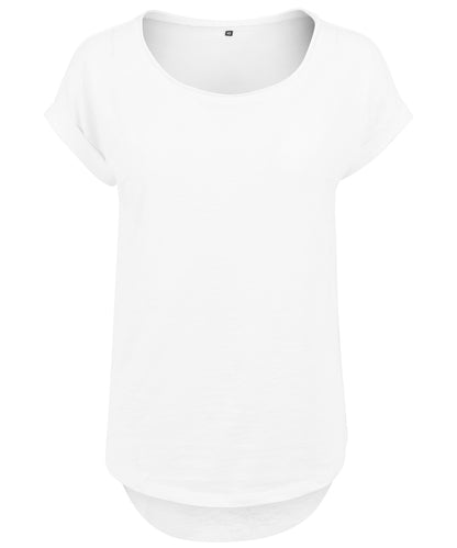 Build Your Brand Women's long slub tee