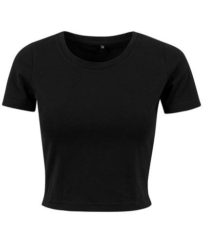 Build Your Brand Women's cropped tee