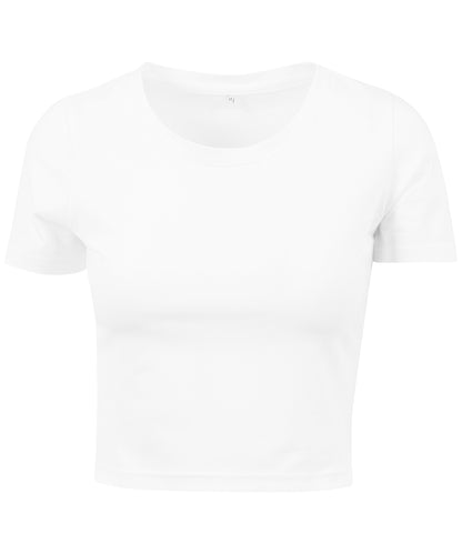 Build Your Brand Women's cropped tee