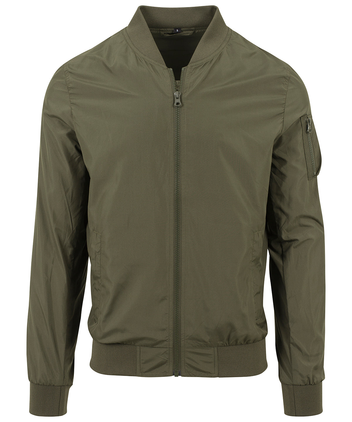 Build Your Brand Light Bomber jacket
