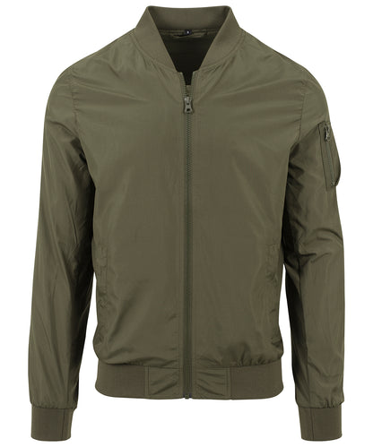 Build Your Brand Light Bomber jacket