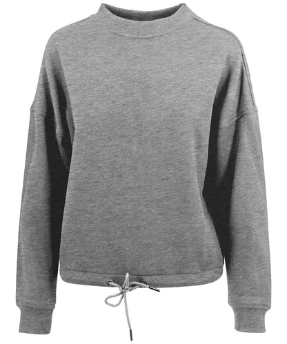 Build Your Brand Women's oversize crew neck