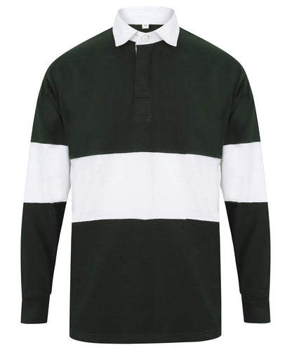 Front Row Panelled rugby shirt