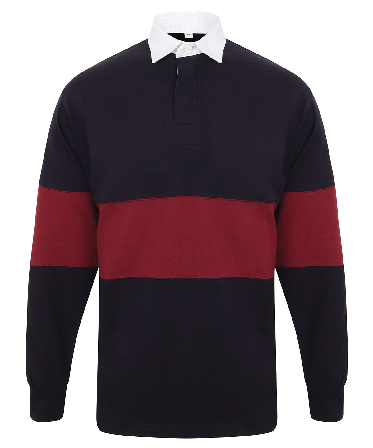 Front Row Panelled rugby shirt