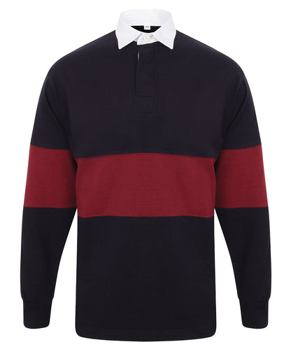 Front Row Panelled rugby shirt