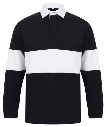 Front Row Panelled rugby shirt