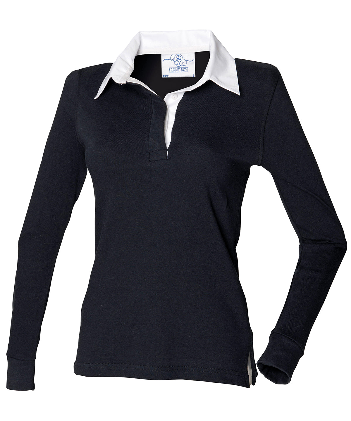 Front Row Women's long sleeve plain rugby shirt