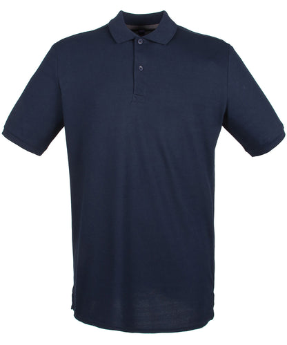 Henbury Micro-fine piqué polo shirt