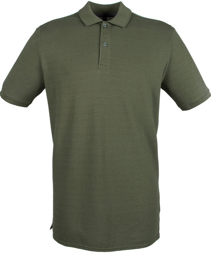 Henbury Micro-fine piqué polo shirt