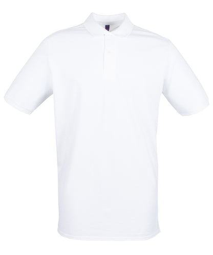 Henbury Micro-fine piqué polo shirt