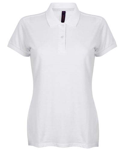 Henbury Women's micro-fine piqué polo shirt