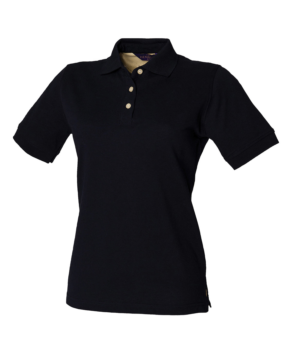 Henbury Women's classic cotton piqué polo shirt