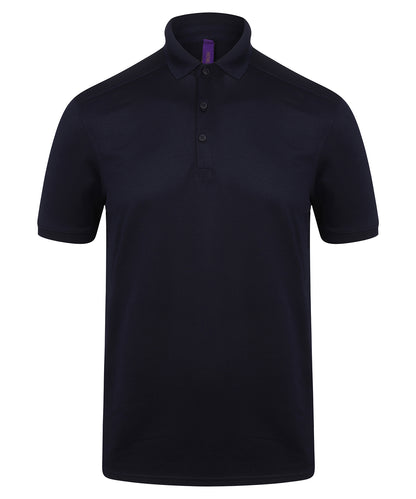 Henbury Stretch polo shirt with wicking finish (slim fit)