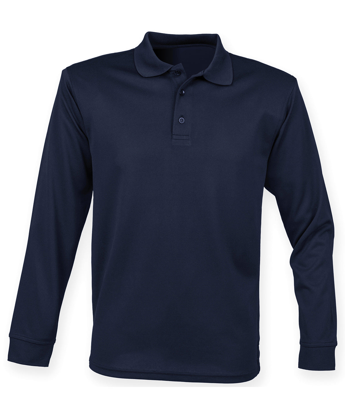 Henbury Long sleeve Coolplus® polo shirt