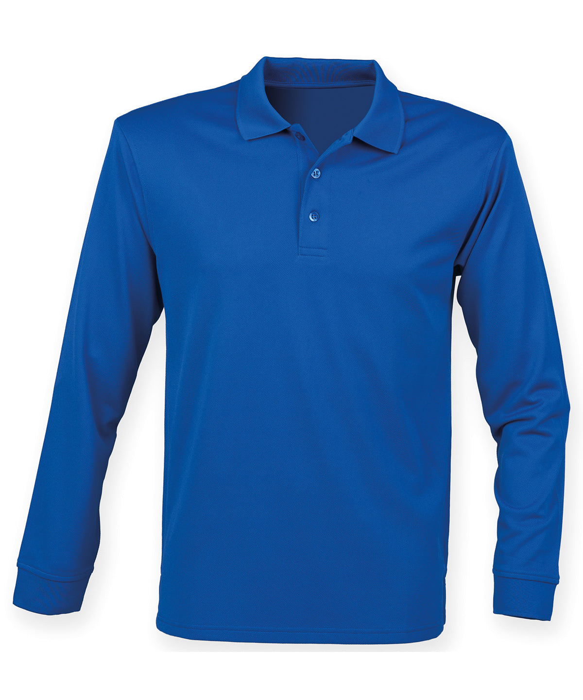 Henbury Long sleeve Coolplus® polo shirt