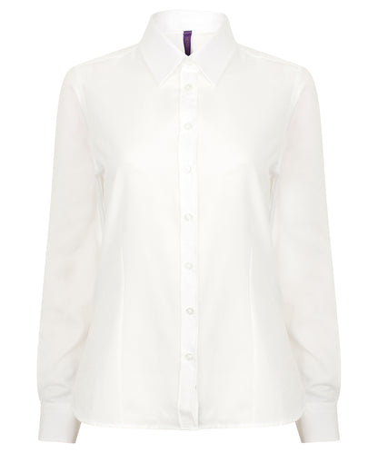 Henbury Women's wicking antibacterial long sleeve shirt