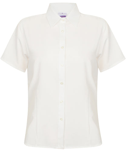 Henbury Women's wicking antibacterial short sleeve shirt