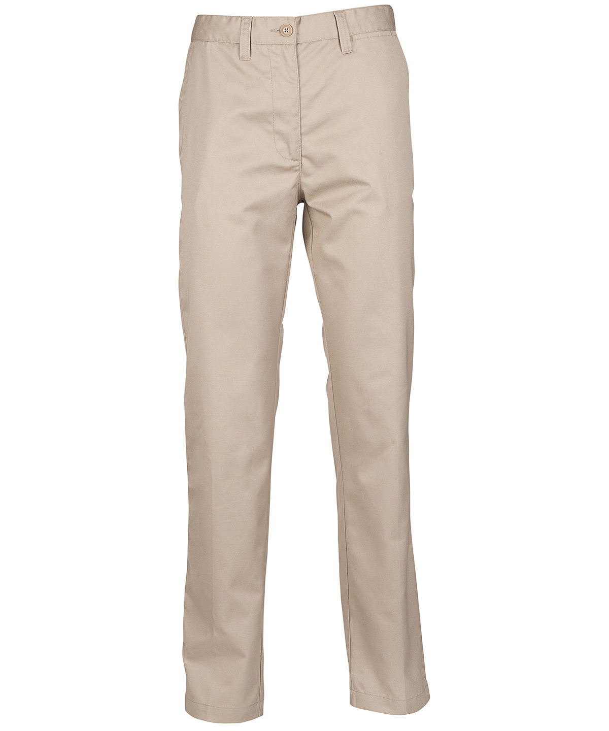 Henbury Women's 65/35 flat fronted chino trousers