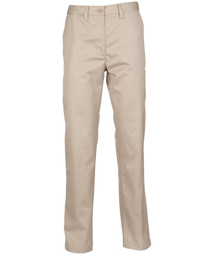 Henbury Women's 65/35 flat fronted chino trousers