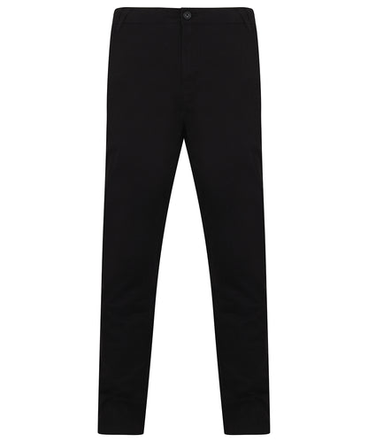 Henbury Stretch chinos with flex waistband