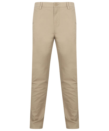Henbury Stretch chinos with flex waistband