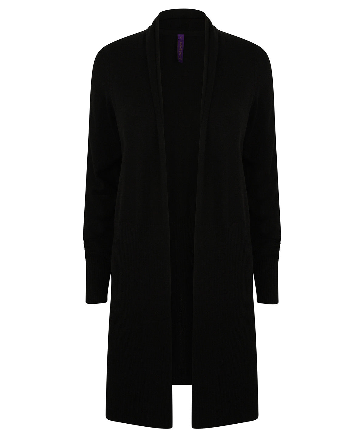 Henbury Women's longline open cardigan