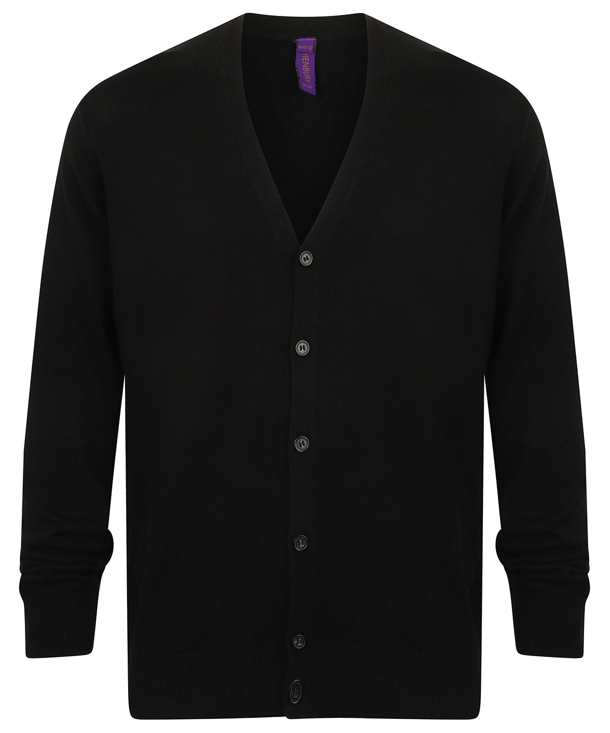 Henbury V-button cardigan