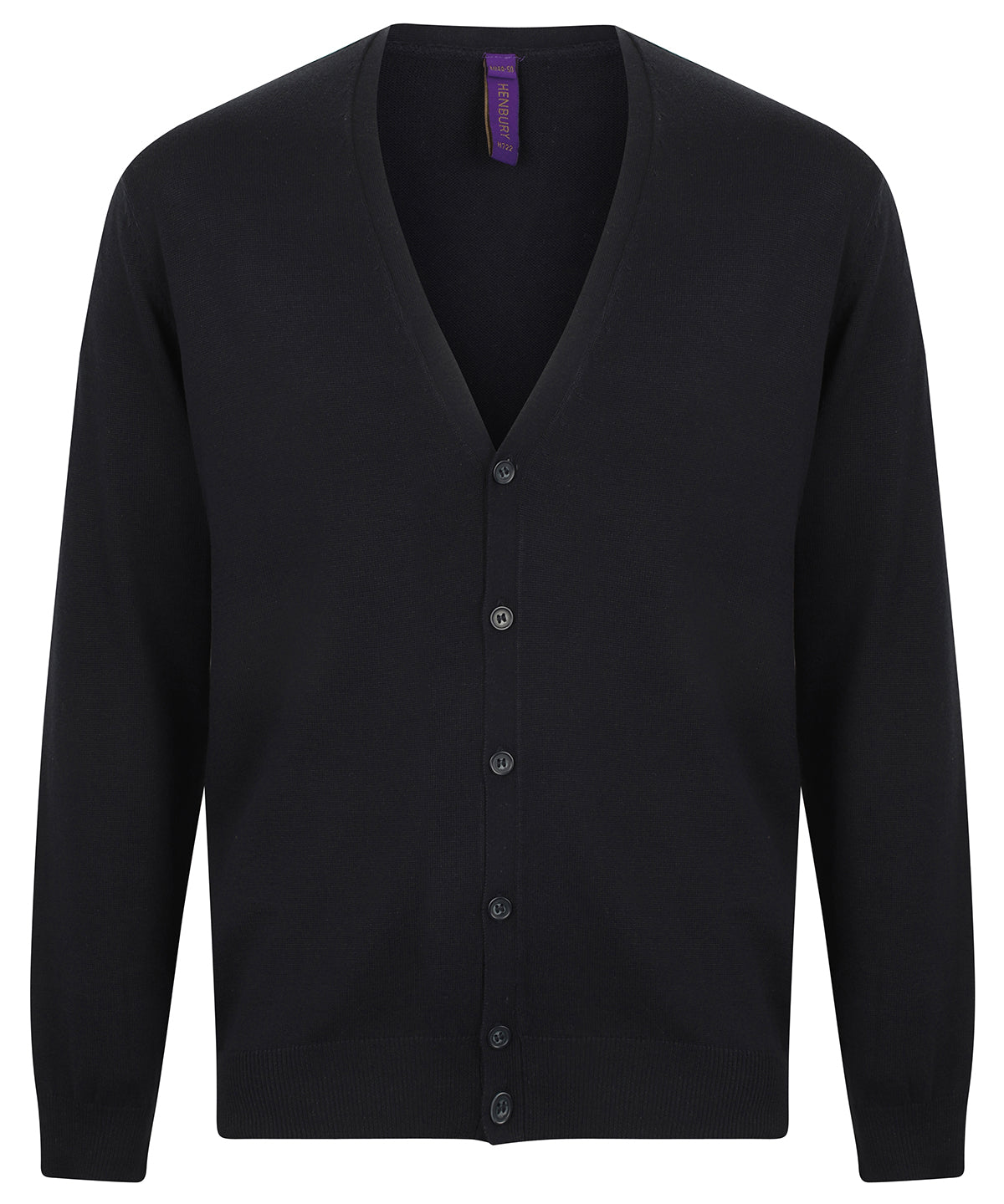 Henbury V-button cardigan