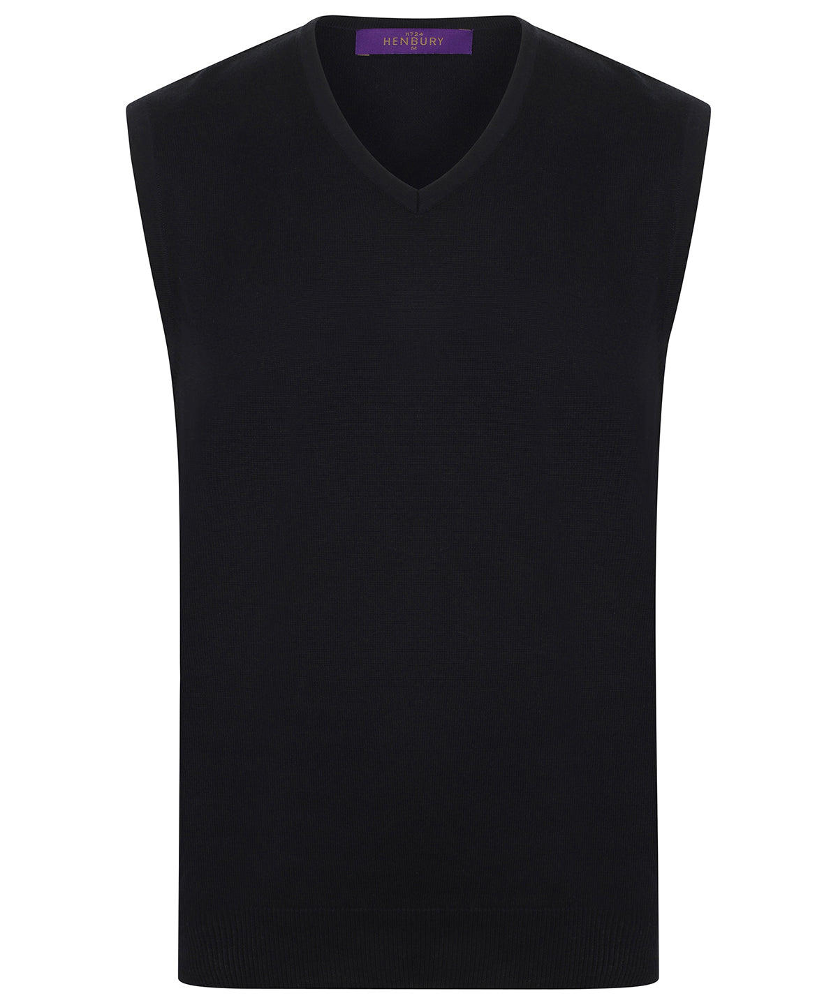 Henbury Sleeveless v-neck jumper